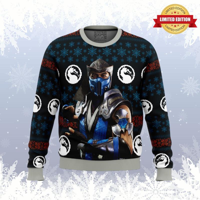 Mortal Kombat Sub Zero Ugly Sweaters For Men Women