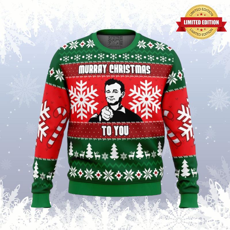 Murray Christmas Bill Murray Ugly Sweaters For Men Women