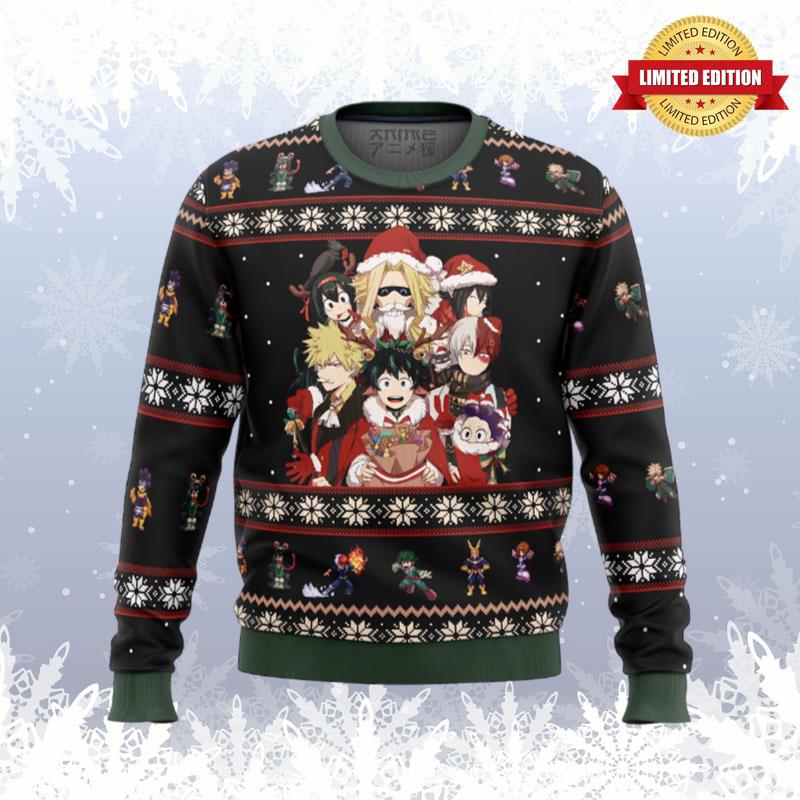 My Hero Academia Boku No Holiday Ugly Sweaters For Men Women
