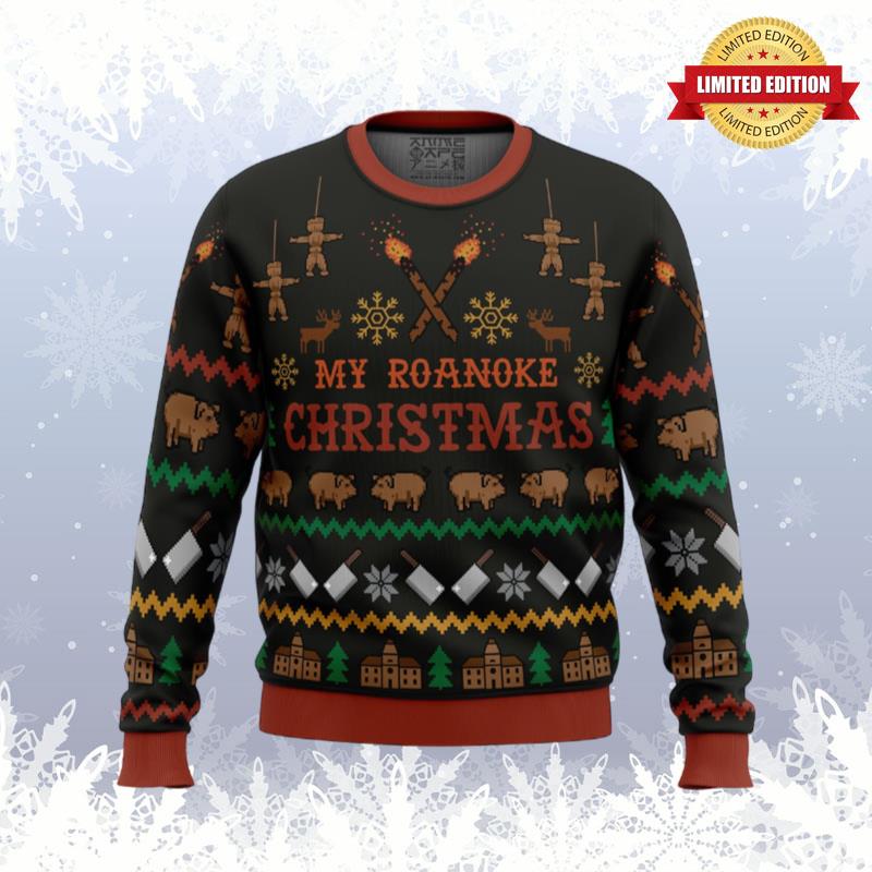 My Roanoke Christmas American Horror Story Ugly Sweaters For Men Women