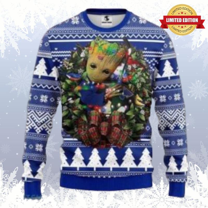 Nhl St_ Louis Blues Groot Hug Christmas Ugly Sweaters For Men Women