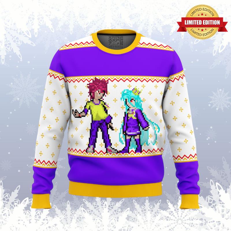 No Game No Life Sprites Ugly Sweaters For Men Women