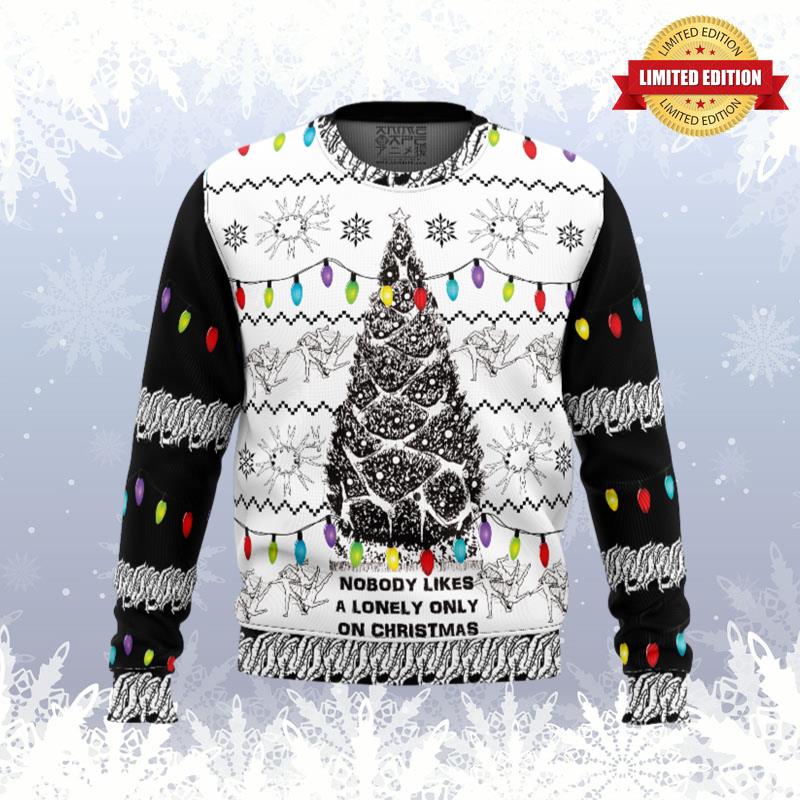 Nobody Likes a Lonely Only Army of One Junji Ito Ugly Sweaters For Men Women