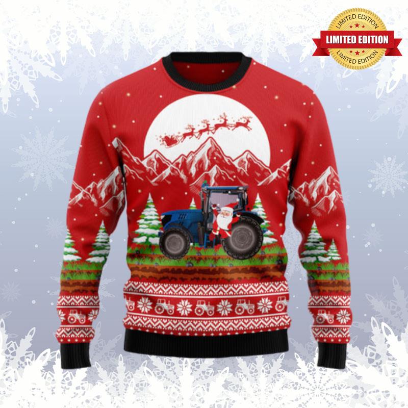 Noel Tractor Ugly Sweaters For Men Women