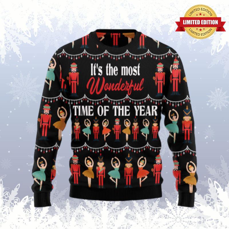 Nutcracker Ballet Christmas Ugly Sweaters For Men Women