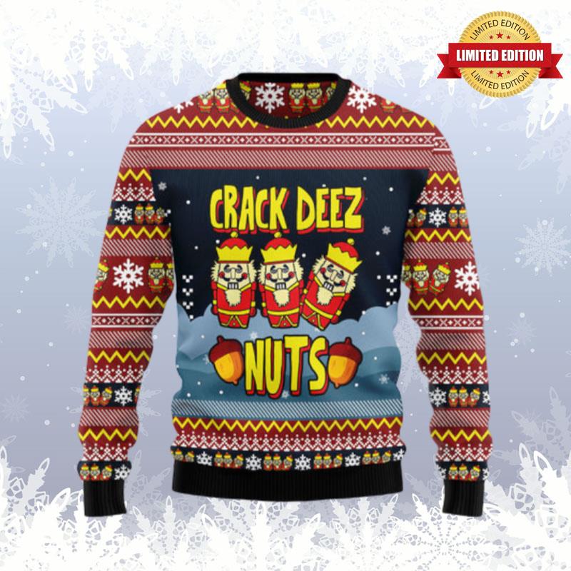 Nutcracker Crack Deez Nuts Ugly Sweaters For Men Women