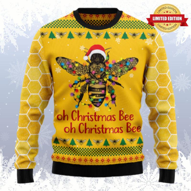 Oh Christmas Bee Ugly Sweaters For Men Women
