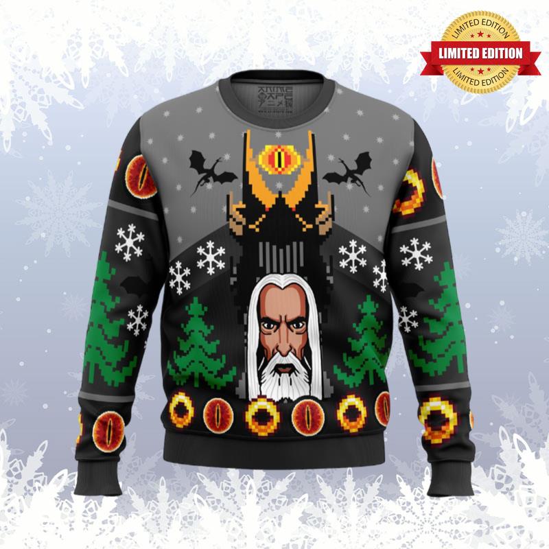 One Christmas to Rule Them All The Lord of the Rings Ugly Sweaters For Men Women