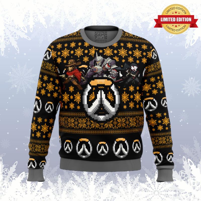 Overwatch Symbol Ugly Sweaters For Men Women