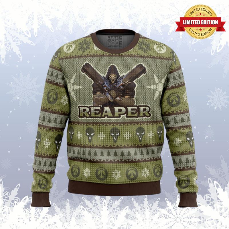 Overwatch The Reaper Ugly Sweaters For Men Women