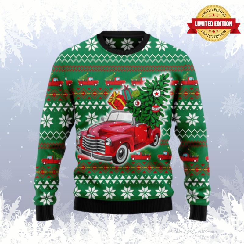 Pickup Truck Ugly Sweaters For Men Women