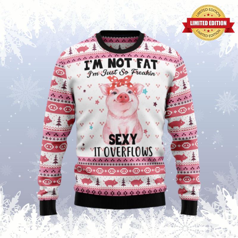 Pig Overflows Ugly Sweaters For Men Women