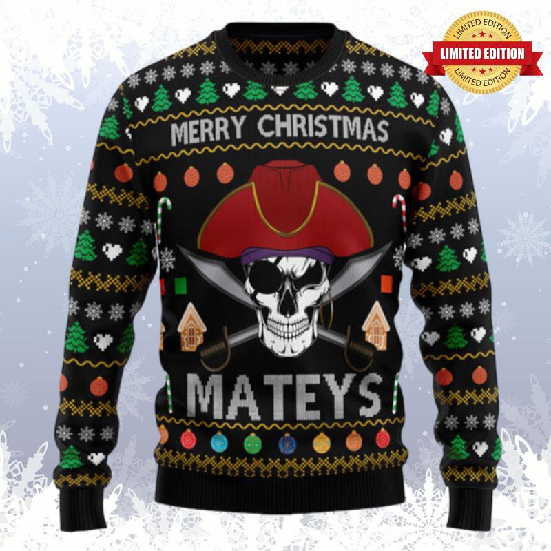 Pirate Skull Ugly Sweaters For Men Women