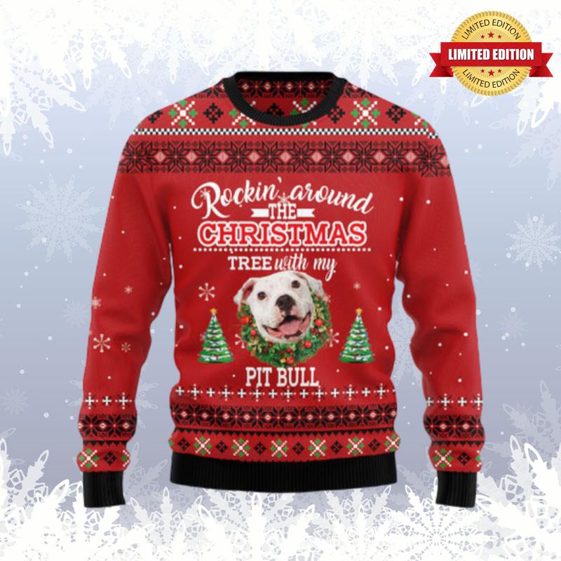 Pit Bull Rockin' Ugly Sweaters For Men Women