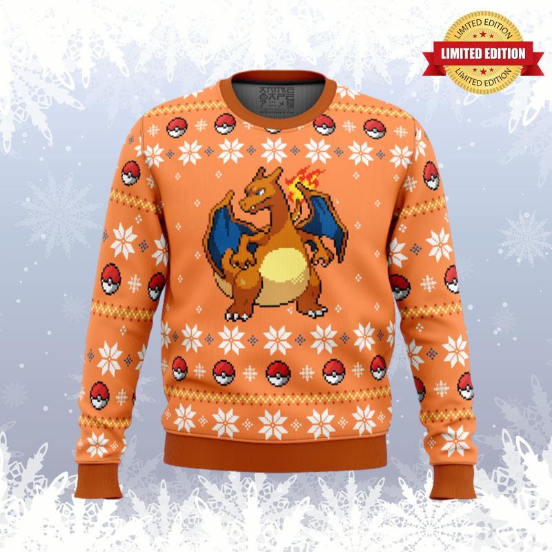 Pokemon Christmas Blaze Charizard Ugly Sweaters For Men Women