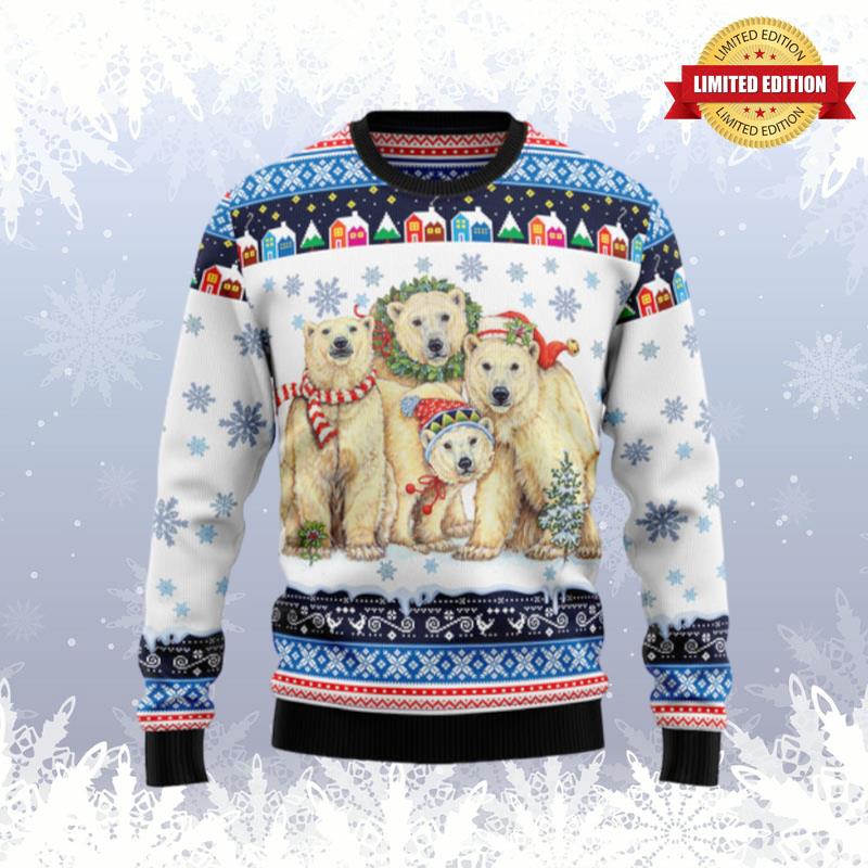 Polar Bears Christmas 1 Ugly Sweaters For Men Women