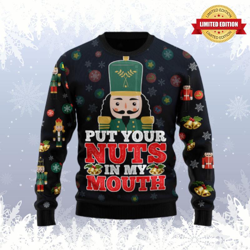 Put Your Nuts In My Mouth Ugly Sweaters For Men Women