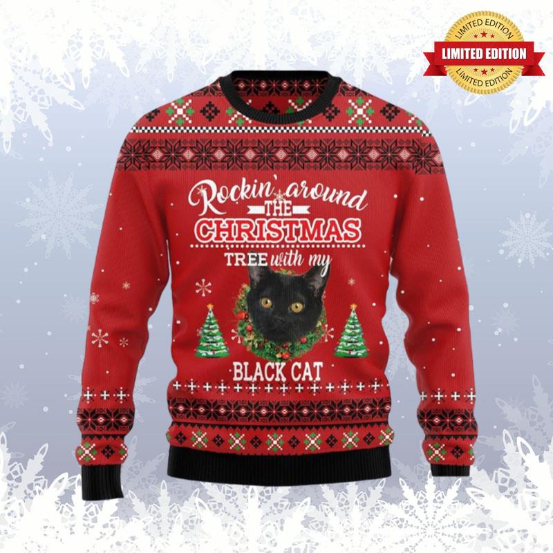 Red Car Dog Owner Merry Xmas Ugly Sweaters For Men Women