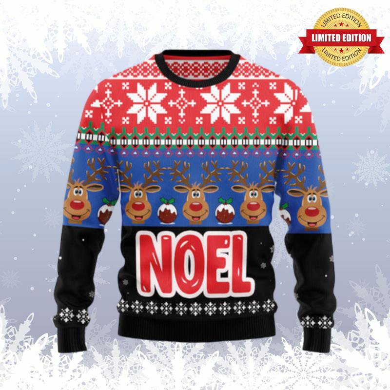 Reindeer Noel Ugly Sweaters For Men Women