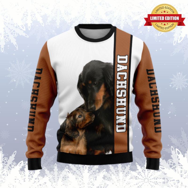 Rescued Dachshund Ugly Sweaters For Men Women