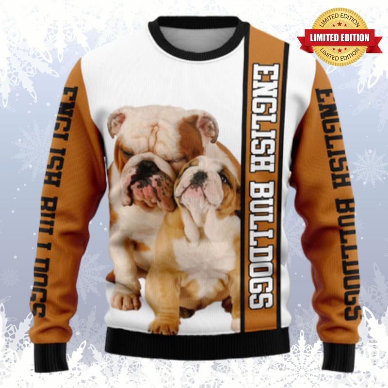 Rescued English Bulldog Ugly Sweaters For Men Women