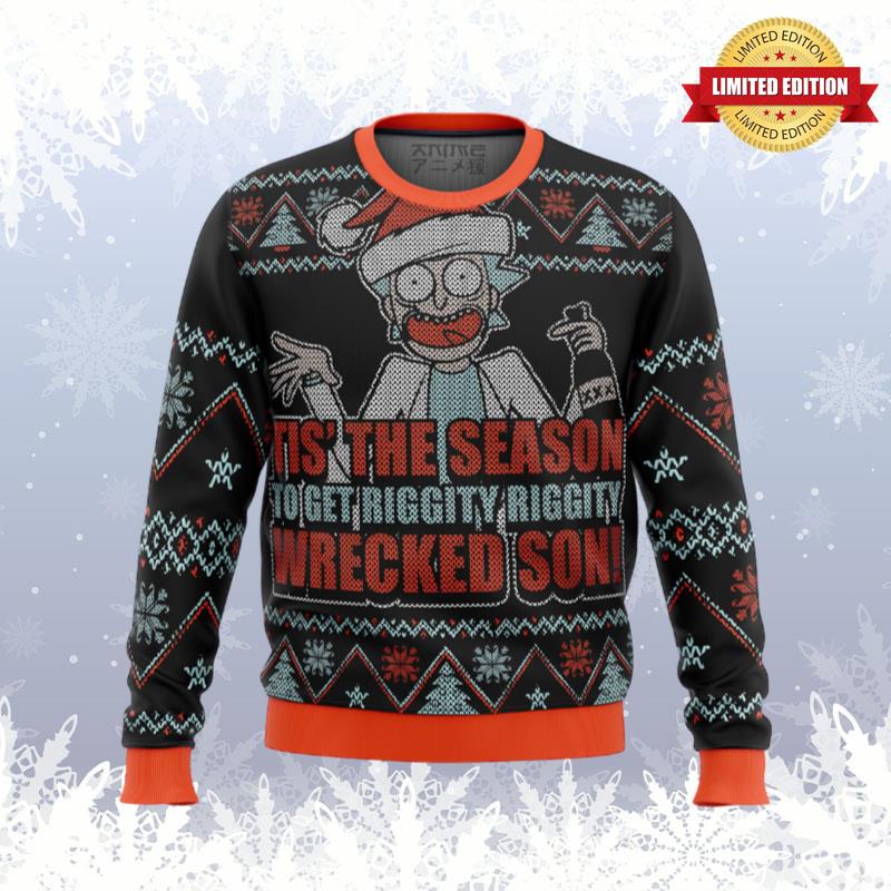 Rick and Morty Tis The Season Ugly Sweaters For Men Women