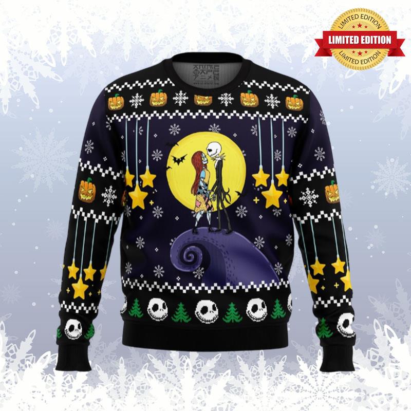 Romantic Nightmare The Nightmare Before Christmas Ugly Sweaters For Men Women