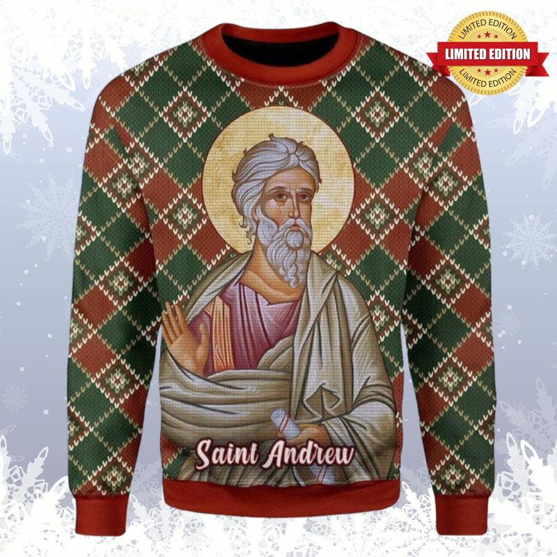 Saint Andrew The Apostle Ugly Sweaters For Men Women
