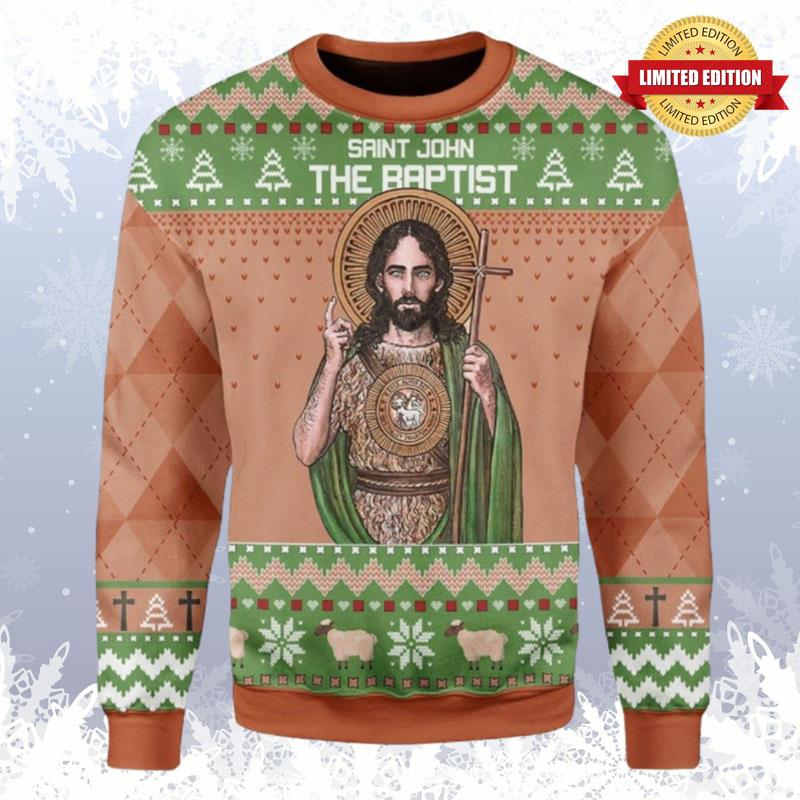 Saint John The Baptist Ugly Sweaters For Men Women