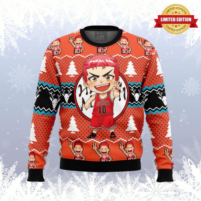 Sakuragi Hanamichi Slam Dunk Ugly Sweaters For Men Women