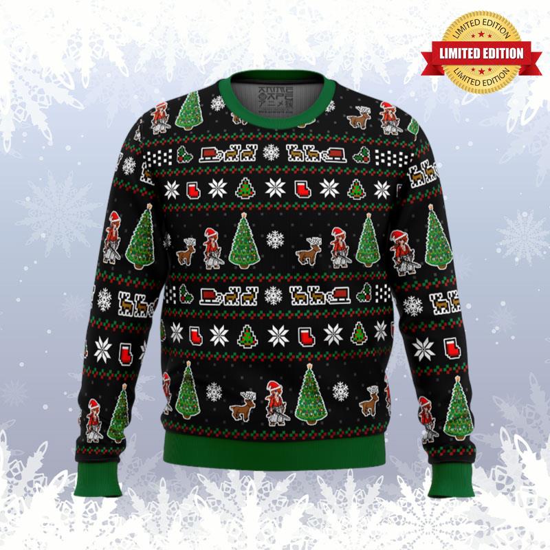 Samurai X Christmas Tree Ugly Sweaters For Men Women