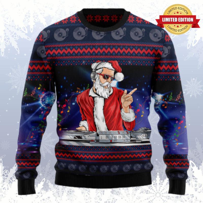 Santa Claus Dance Night Party Ugly Sweaters For Men Women
