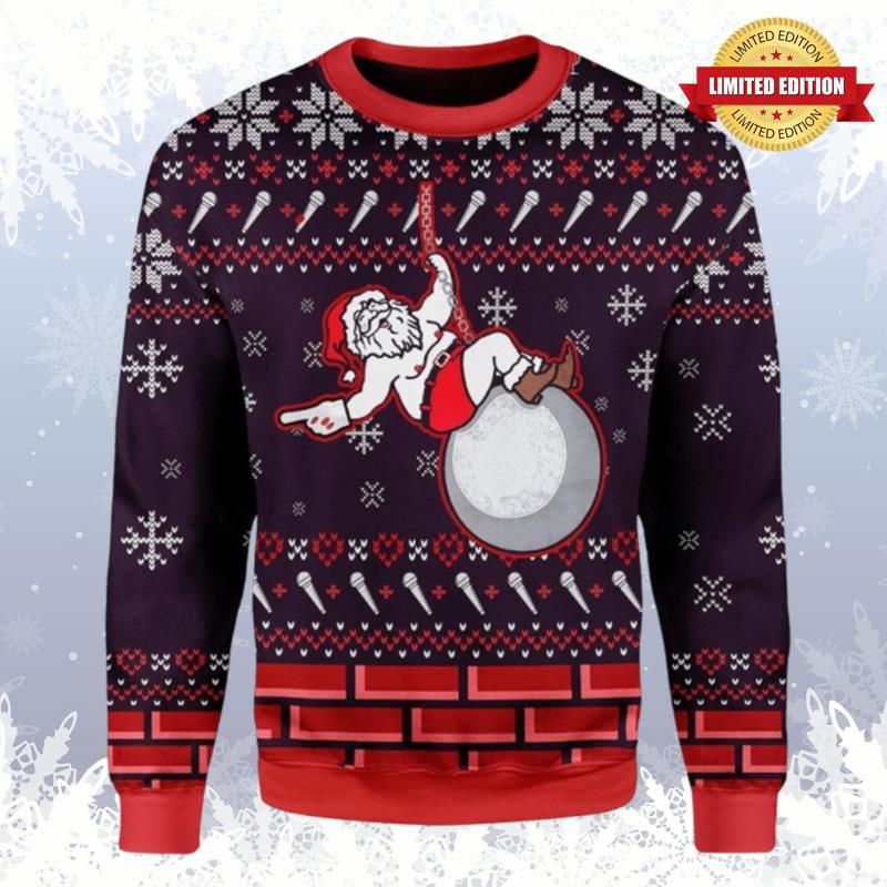 Santa Cyrus Ugly Sweaters For Men Women