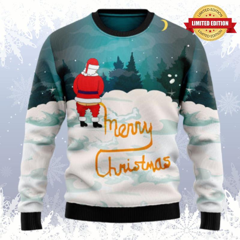 Santa Merry Christmas Ugly Sweaters For Men Women