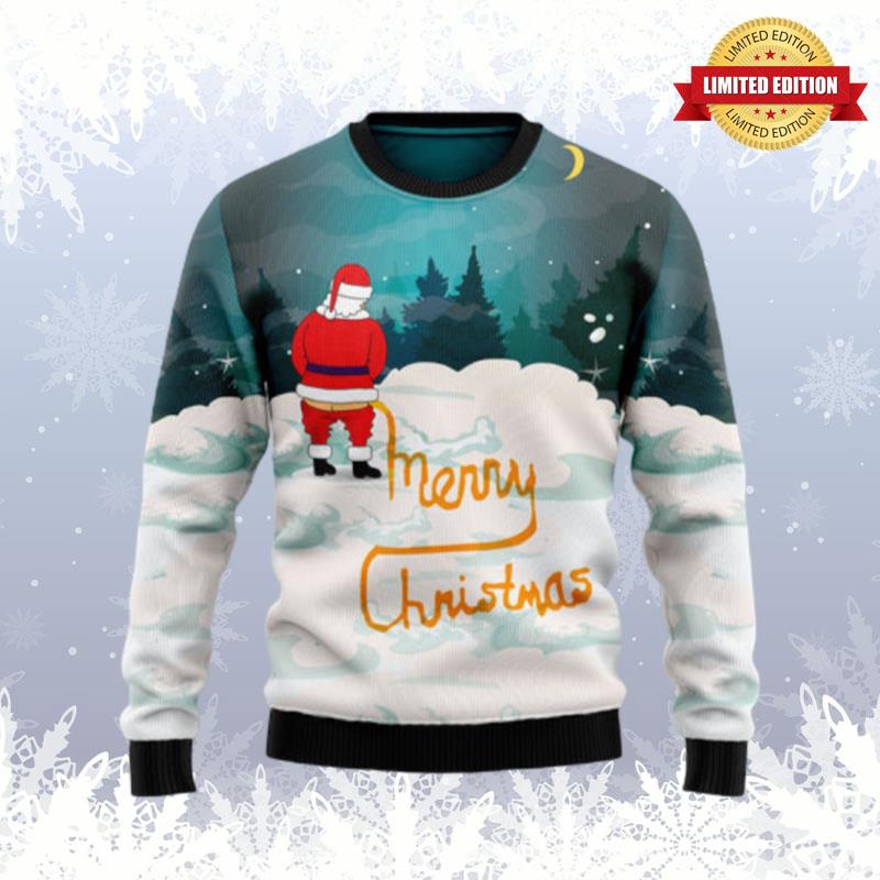 Santa Merry Christmas Ugly Sweaters For Men Women