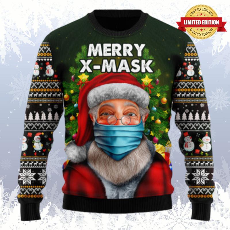 Santa Merry Xmas Ugly Sweaters For Men Women