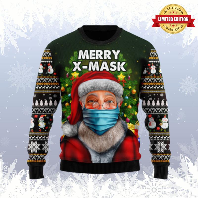 Santa Merry Xmas Ugly Sweaters For Men Women