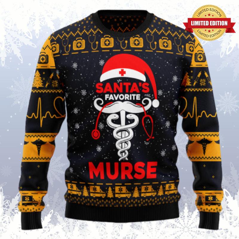 Santa Murse Ugly Sweaters For Men Women