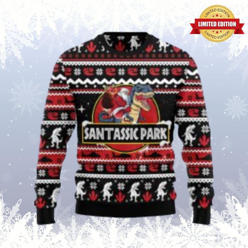 Santassic Park 3 Ugly Sweaters For Men Women