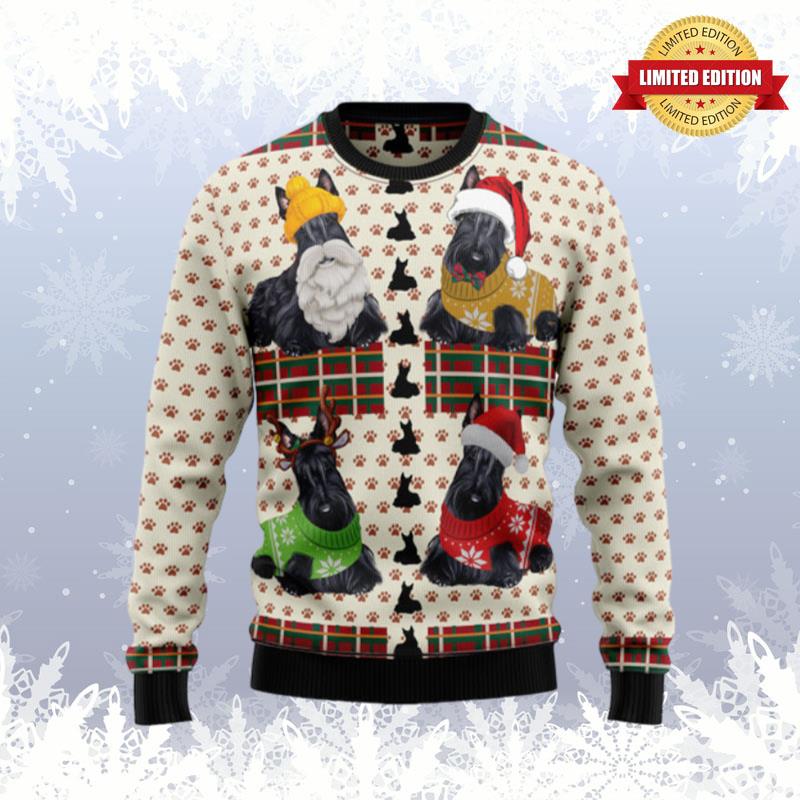 Scottish Terrier Christmas 1 Ugly Sweaters For Men Women