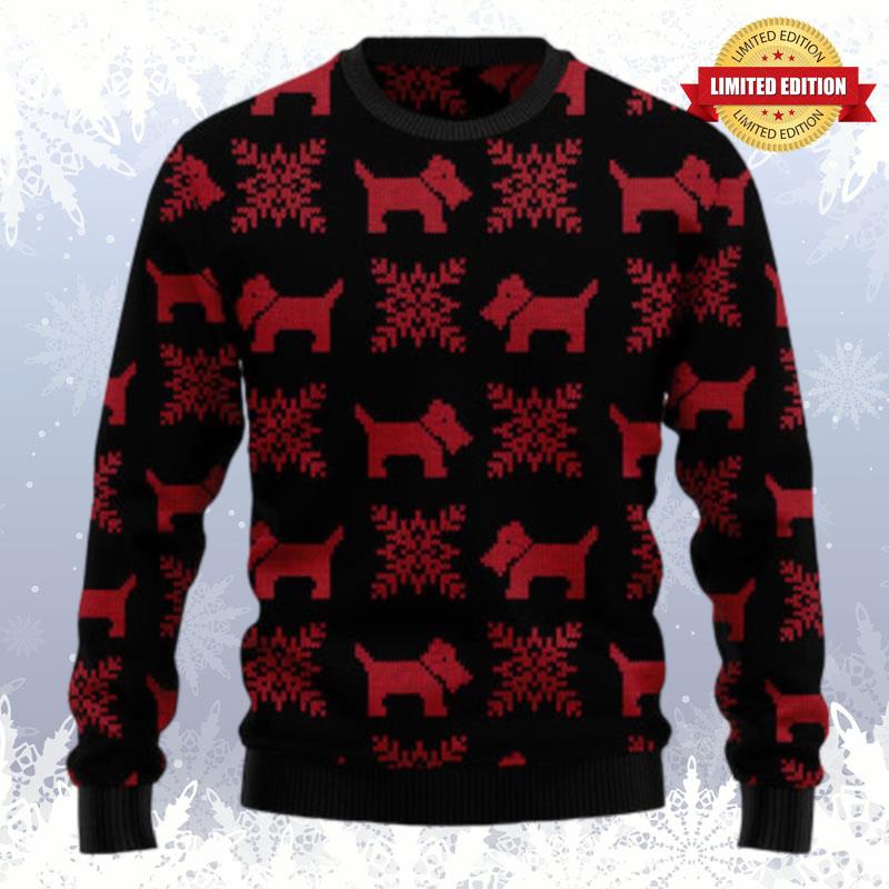 Scottish Terrier Christmas T510 Ugly Christmas Sweater Ugly Sweaters For Men Women