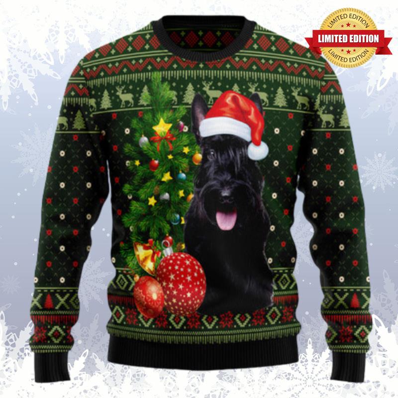 Scottish Terrier Cute Christmas Ugly Sweaters For Men Women