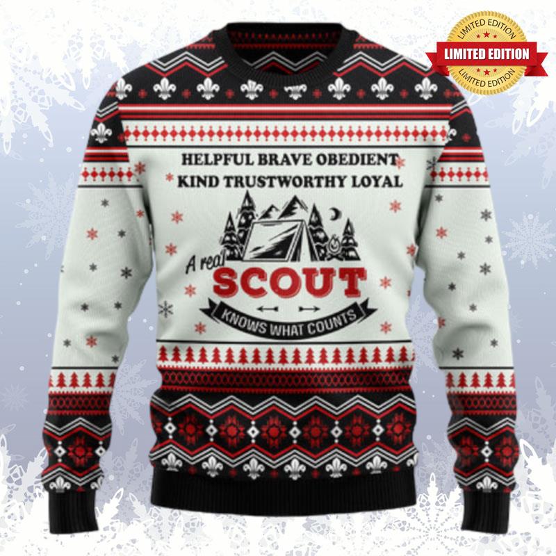 Scout Knows What Counts Ugly Sweaters For Men Women