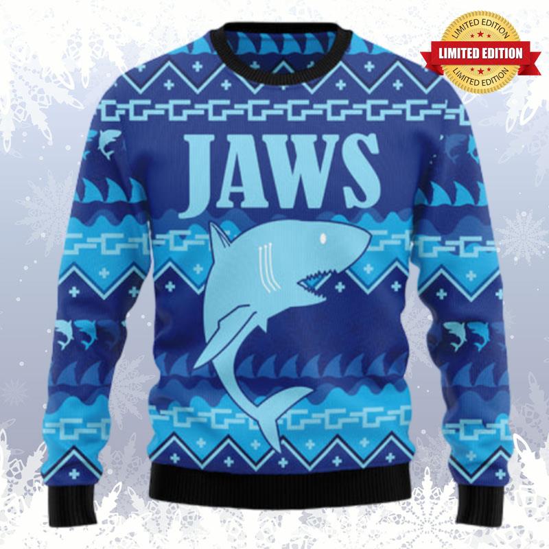 Shark Jaws Ugly Sweaters For Men Women