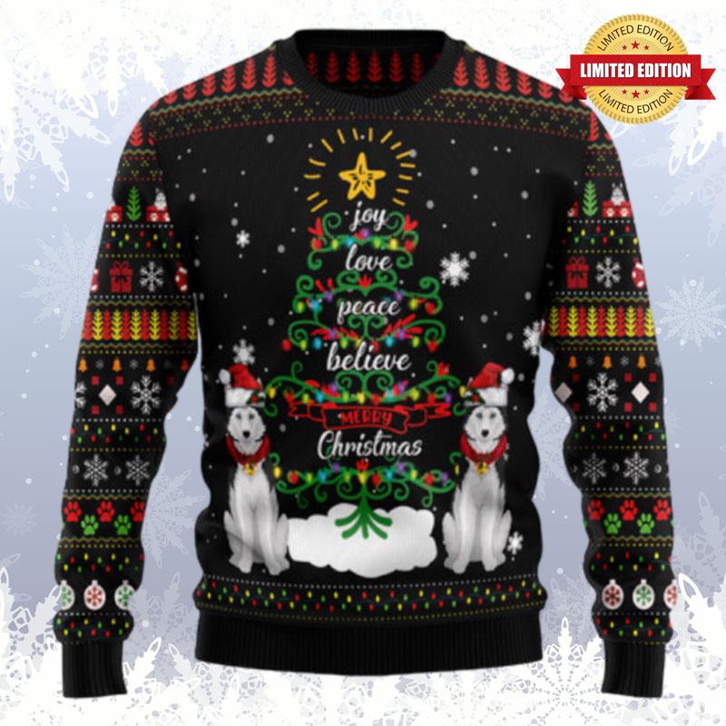 Siberian Husky HZ102117 Ugly Christmas Sweater Ugly Sweaters For Men Women