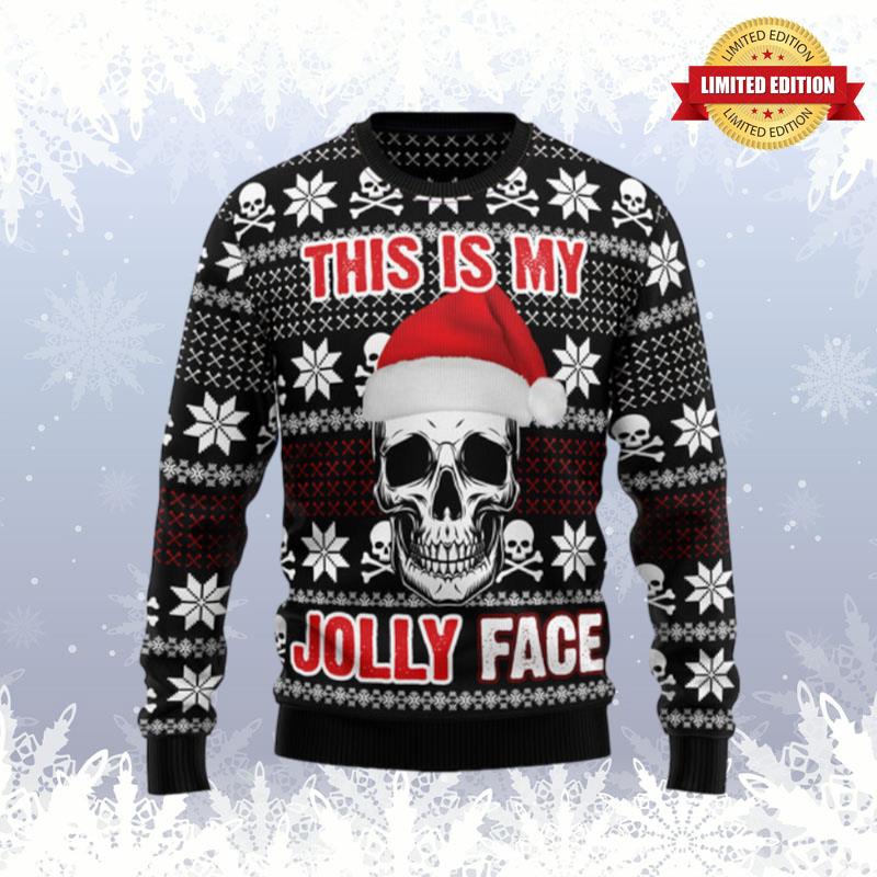 Skull Jolly Face Ugly Sweaters For Men Women