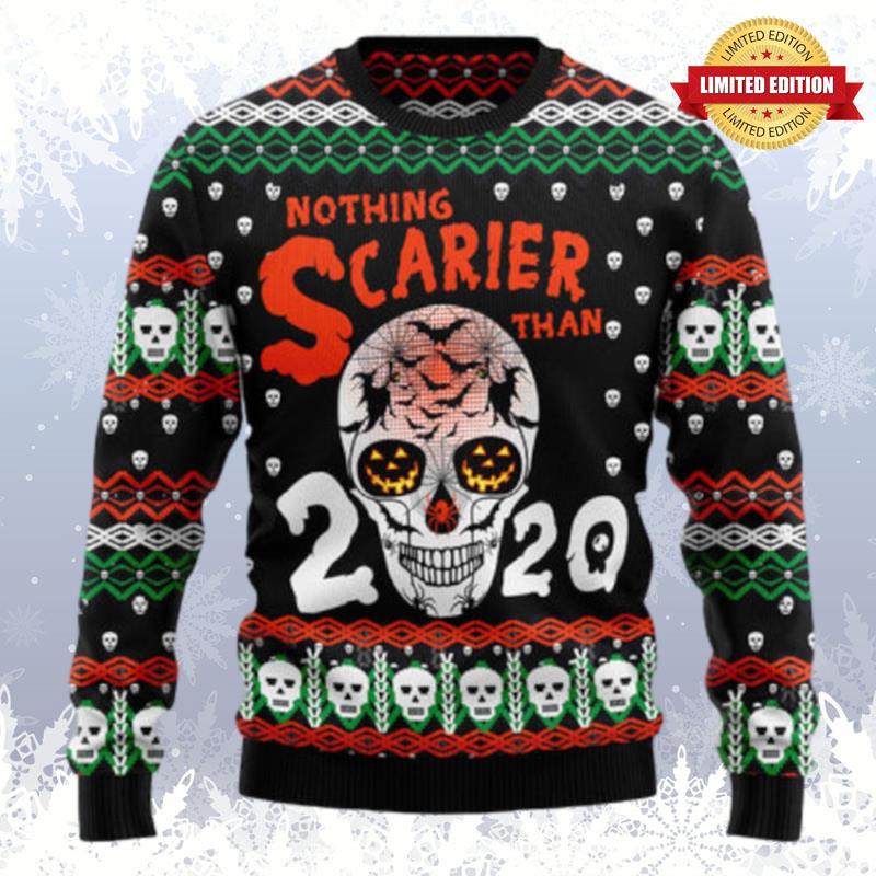 Skull Nothing Scarier Than Ugly Sweaters For Men Women