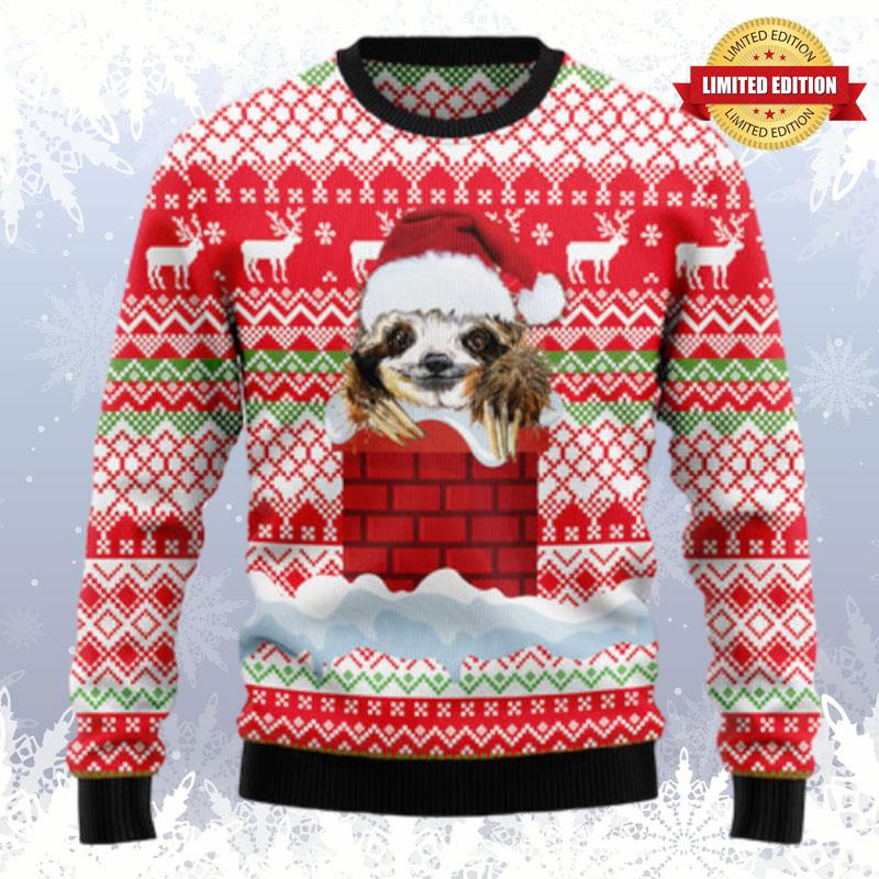 Sloth Chimney Ugly Sweaters For Men Women