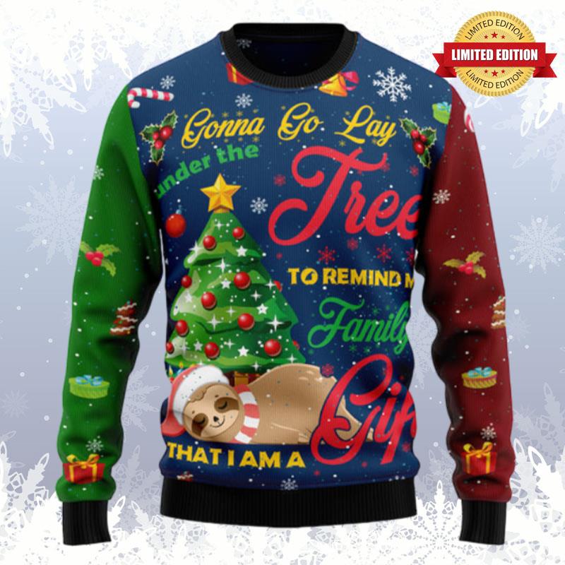 Sloth Gift Ugly Sweaters For Men Women