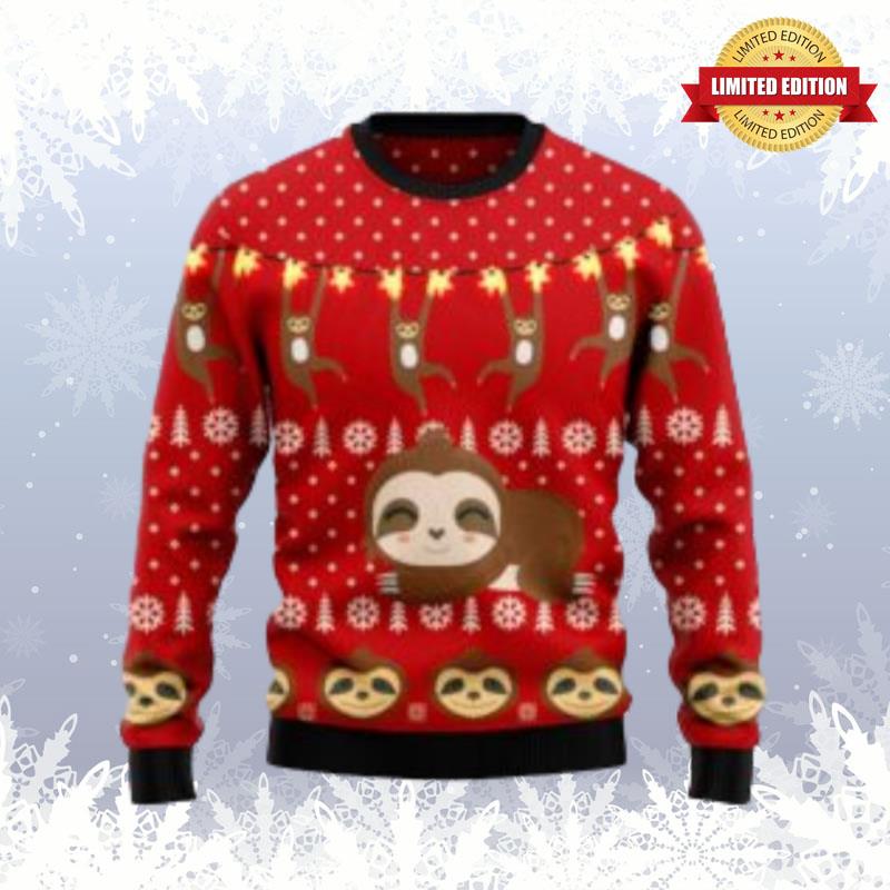 Sloth Lover Ugly Sweaters For Men Women